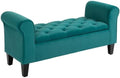 HOMCOM Button-Tufted Storage Ottoman Bench by HOMCOM