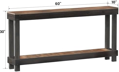 Rustic Farmhouse Console Table - Image 3