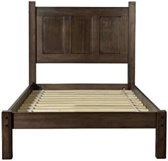 Grain Wood Furniture Shaker Solid Wood Platform Bed, Twin Size - Image 4