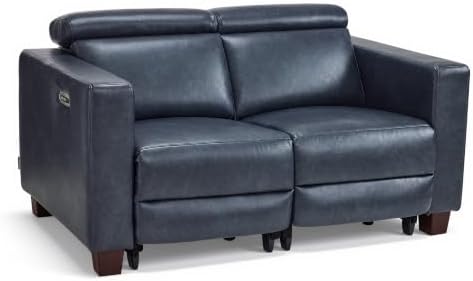 MCombo Zero Wall Hugger Power Loveseat Recliner Sofa, HL198M1 Pacific by MCombo