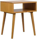 NTC Solid Oak Zoe Nightstand, Mid Century Modern Side Table Bedroom, Bedside by NTC