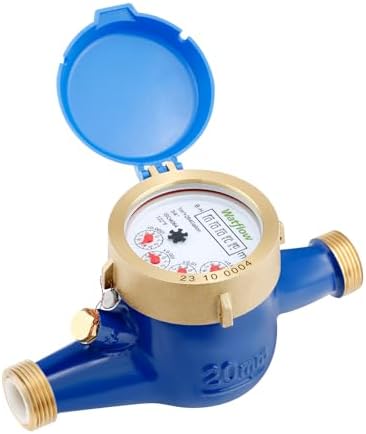 DN20 3/4" NPT Water Meter, Lead Free Meter, Cold Water Meter by Watflow