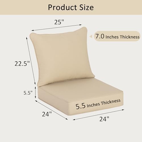 COZYVIDA Patio Seat Cushions - Image 2