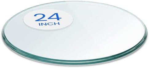 Dulles Glass 24 inch Round Glass Table Top by DullesGlass