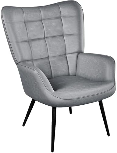 Yaheetech Faux Leather Accent Chair by Yaheetech