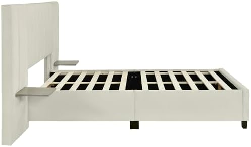 Queen Size Upholstered Bed Frame - Image 5