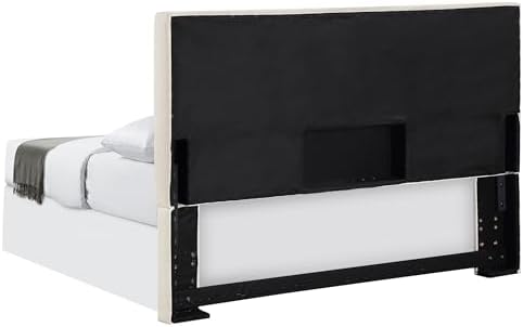 Coaster Pirro Eastern King Upholstered Panel Headboard, Sand 315980K - Image 4