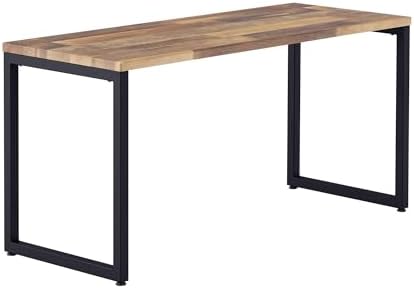 Vari Table for Home Office – 60x24 – Reclaimed Wood/Black by Unknown