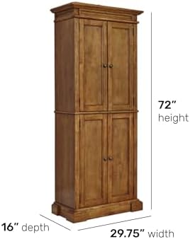 Homestyles Americana Distressed Oak Pantry - Image 3