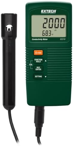 Extech EC210 Compact Conductivity and TDS Meter, Temp Compensation by Extech