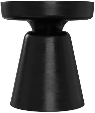 SIMPLIHOME Robbie 16" Wide Solid Wood Rectangular End Table in Black - Image 5