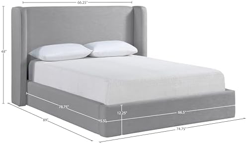 Meridian Furniture B1282Grey-Q Kendall Collection Modern | Contemporary Queen - Image 3