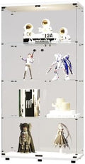 FLYMUHJIA 4-Shelf Tempered Glass Display Cabinet by FLYMUHJIA