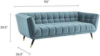 Modway Adept Contemporary Mid-Century Modern Performance Velvet Upholstered - Image 2