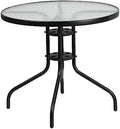 Flash Furniture 31.5 in Metal Round Table by FlashFurniture