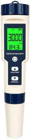 Pool Salt Tester & PH Meter, Digital Water Quality Tester by Unknown