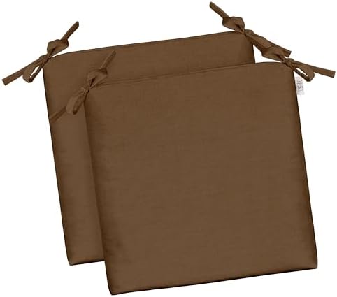 RSH DECOR Sunbrella Foam Chair Cushions Set of 2 | 22x22x3 | All-Weather Square by RSHDECOR