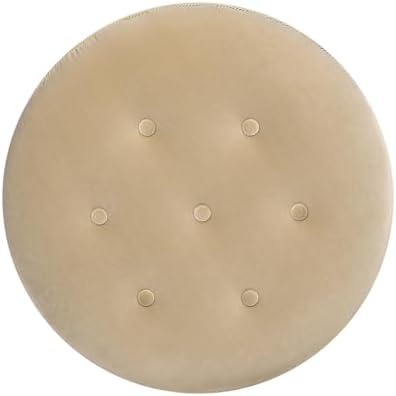 Jennifer Taylor Home Yolanda 24" Round Upholstered Accent Ottoman - Image 4