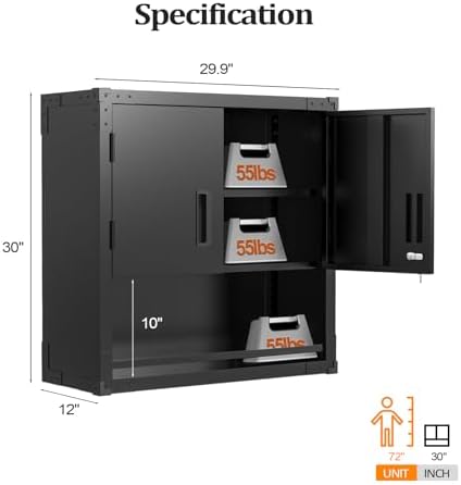 VINGLI Garage Wall Cabinet - Image 3