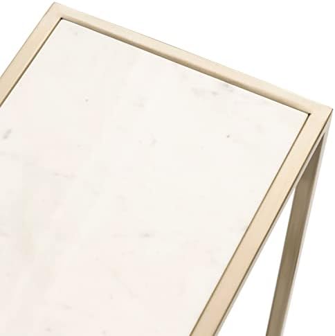 Kate and Laurel Jaspur Modern Slim Side Table, Decorative Glam Narrow End Table - Image 6