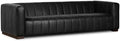 POLY & BARK Canale 99" Sofa in Onyx Black – Modern Living Room Couch by Unknown