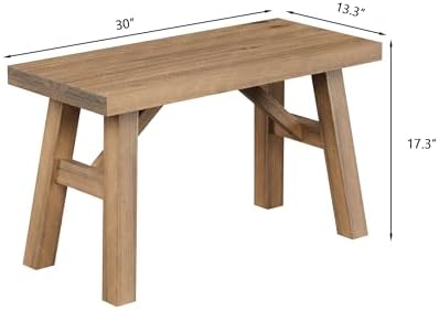 Wnutrees Sawmill Solid Wood Bench - Image 2