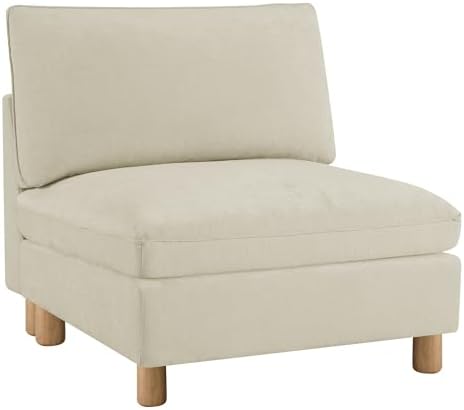 CHITA Large Sectional Sofa, Modular Cloud Couch, Armless Chair by Unknown