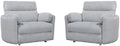 Pemberly Row XL Extra Wide Power Glider Recliner in Mega Gray by PEMBERLYROW
