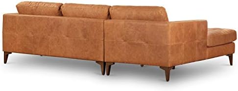 POLY & BARK Calle Left-Facing Sectional Sofa, Full-Grain Pure-Aniline Italian - Image 5