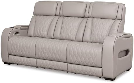 Signature Design by Ashley 3-Seat Power Reclining Sofa by Unknown