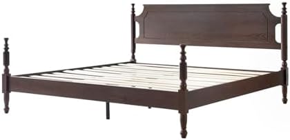 Solid Wood Queen Size Platform Bed Frame - Image 4