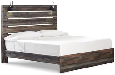 Signature Design by Ashley Drystan Rustic King Size Bed Frame by Unknown