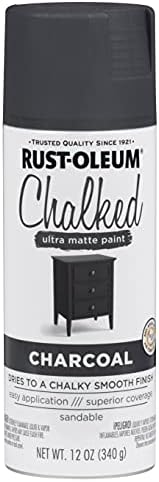Rust-Oleum Chalked All-in-One Ultra Matte Charcoal Spray Paint by Rust-Oleum