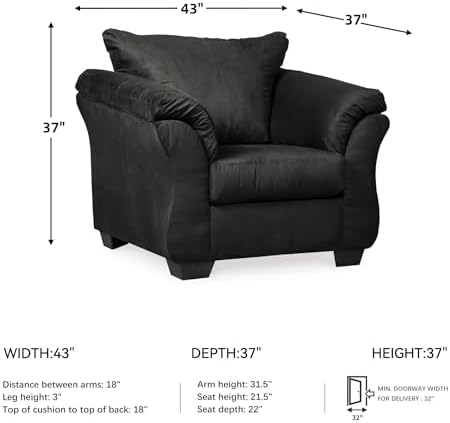 Signature Design by Ashley Darcy Oversized Armchair - Image 3