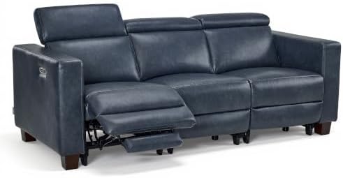 MCombo 85.4'' Zero Wall Hugger Power Recliner Sofa, HL198M3 Pacific by MCombo