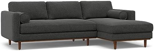 SIMPLIHOME Morrison 102" Wide Polyester Fabric Right-Facing Sectional Sofa - Image 6