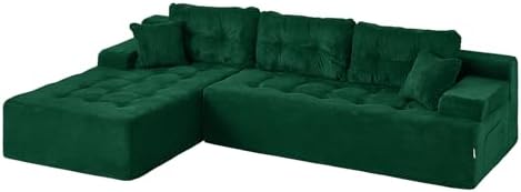 Hobestluk Boneless Couches Modular Sectional Sofa L-Shape Oversized Chaise - Image 3