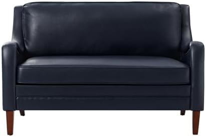 HULALA HOME Faux Leather Loveseat Sofa - Image 7