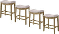 ROME + OAK Parker 26 Inch Counter Stool, Backless Saddle by ROMEOAK