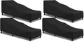 Arcedo Patio Chaise Lounge Cover Waterproof 4 Pack by ARCEDO