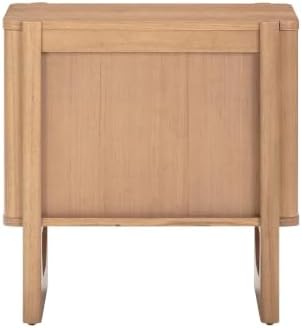 Nathan James Solace Mid Century Modern 2 Drawer Nightstand - Image 3