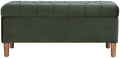 HomePop 40" Ainsley Button Tufted Storage Bench by HomePop