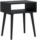 NTC Solid Oak Zoe Nightstand, Mid Century Modern Side Table Bedroom, Bedside by NTC