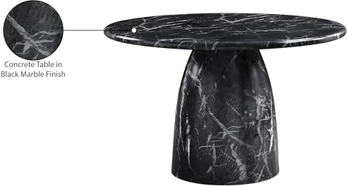 Meridian Furniture 701Black-T Cosenza Collection Art Deco 48.5" Indoor/Outdoor - Image 7