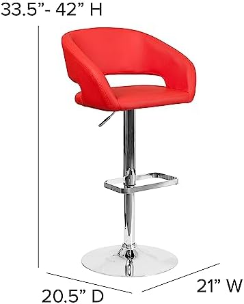 Flash Furniture Erik Comfortable & Stylish Contemporary Barstool - Image 3