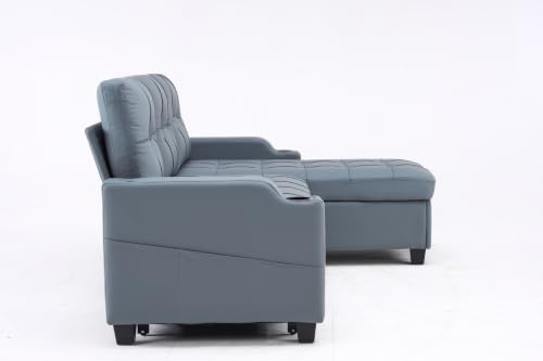 VINGLI L-Shaped Sectional Sleeper Sofa - Image 4