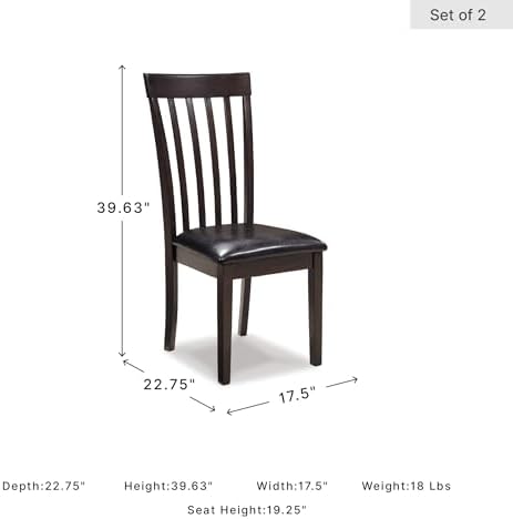 Signature Design by Ashley Hammis Dining Chair, Dark Brown - Image 3