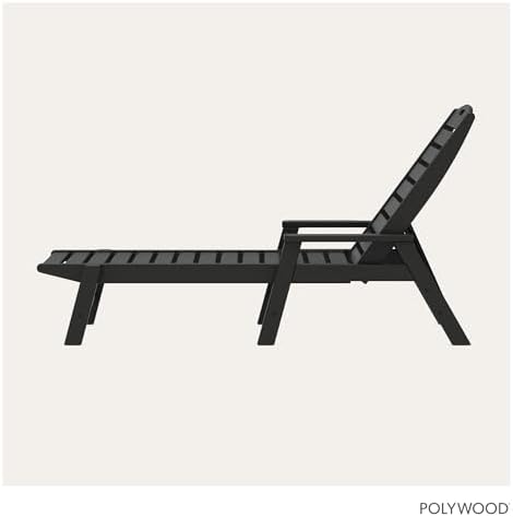 POLYWOOD NCC2280MA-P Nautical Arms Chaise - Image 6