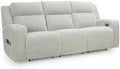 Signature Design by Ashley Broad Cove Power Reclining Sofa, Drop-Down Table by Unknown