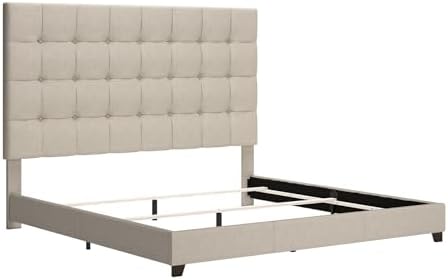 Signature Design by Ashley Dolante Upholstered King Size Bed Frame by Unknown